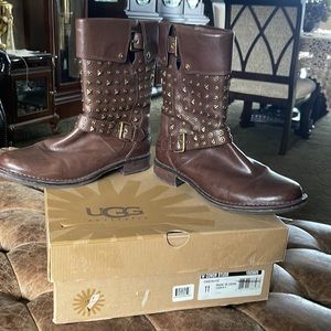 Ugg Conor Studs Brown boot size 11